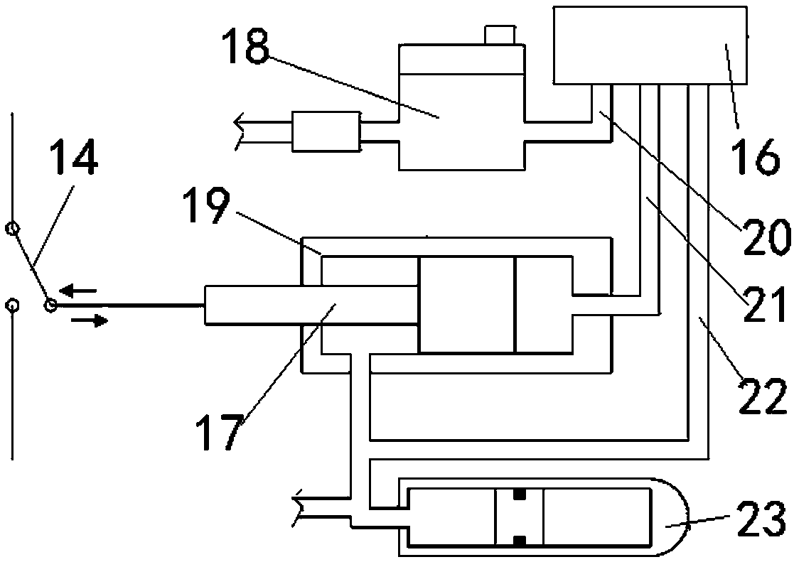 Reversing valve unit action characteristic detection method and device