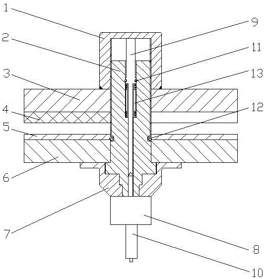 Fracture simulation adjusting mechanism of grouting expansion testing device