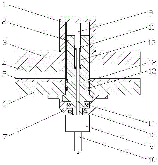 Fracture simulation adjusting mechanism of grouting expansion testing device