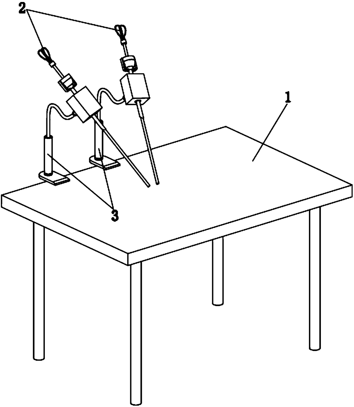 Auxiliary training device for laparoscopic surgery