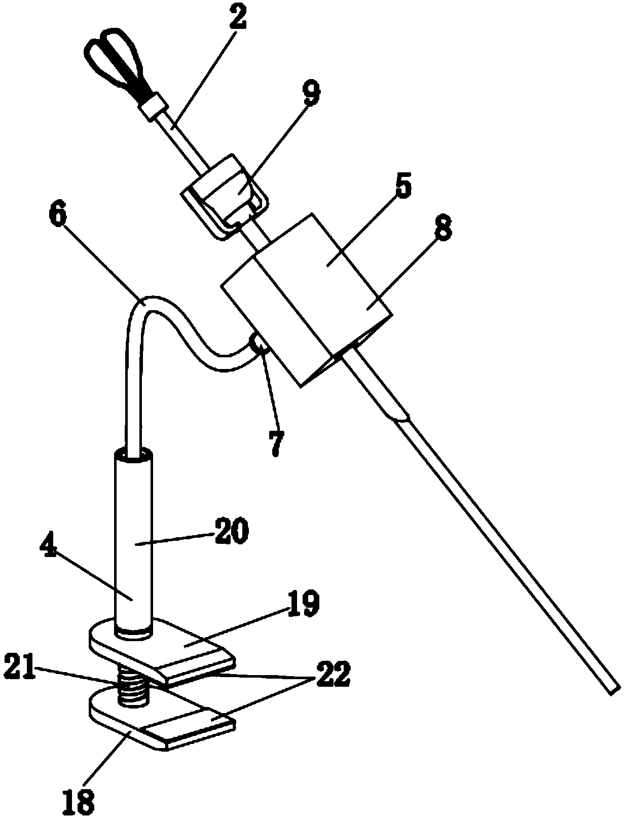 Auxiliary training device for laparoscopic surgery