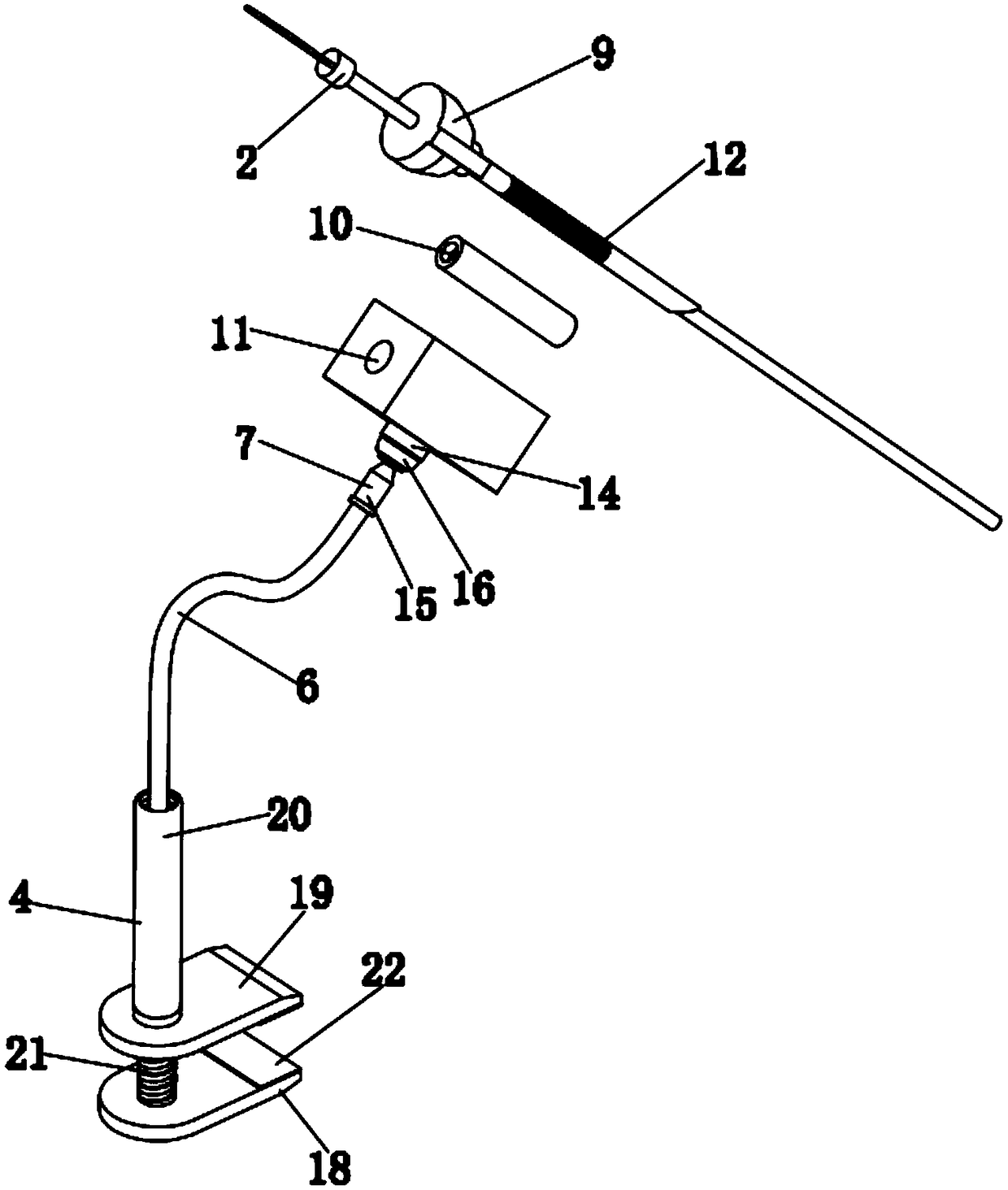 Auxiliary training device for laparoscopic surgery