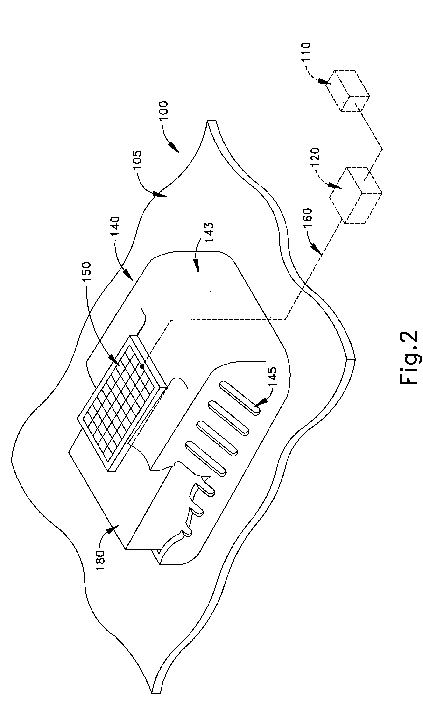 Solar panel and recreational vehicle arrangement