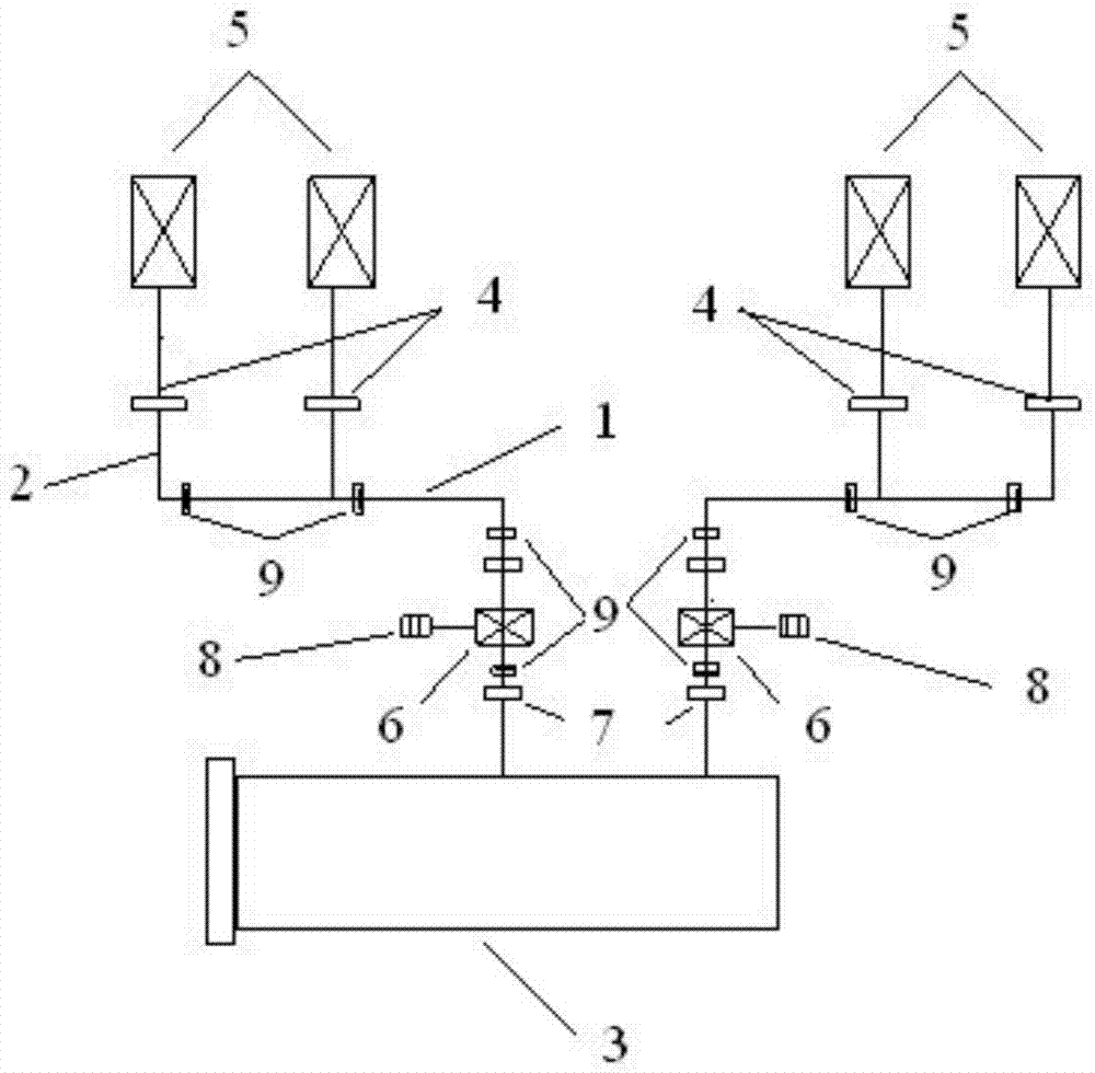 Automatic smoke mixing device for multiple sintering machines