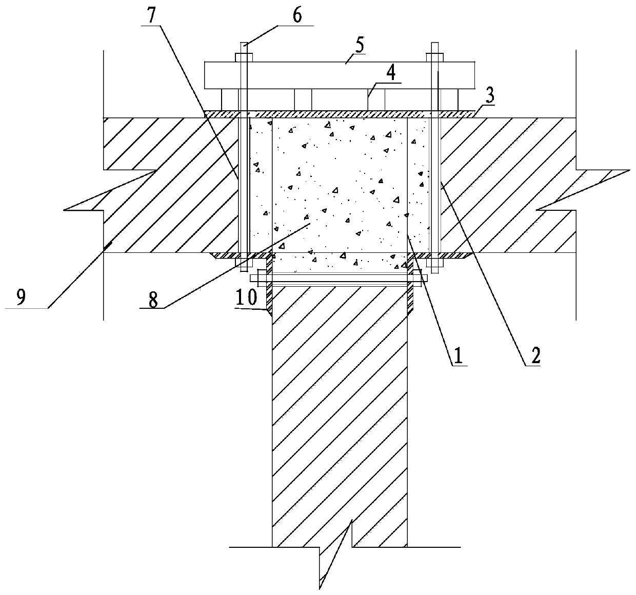 Formwork Design Check Calculation and Construction Method for Structural Column of Filled Wall