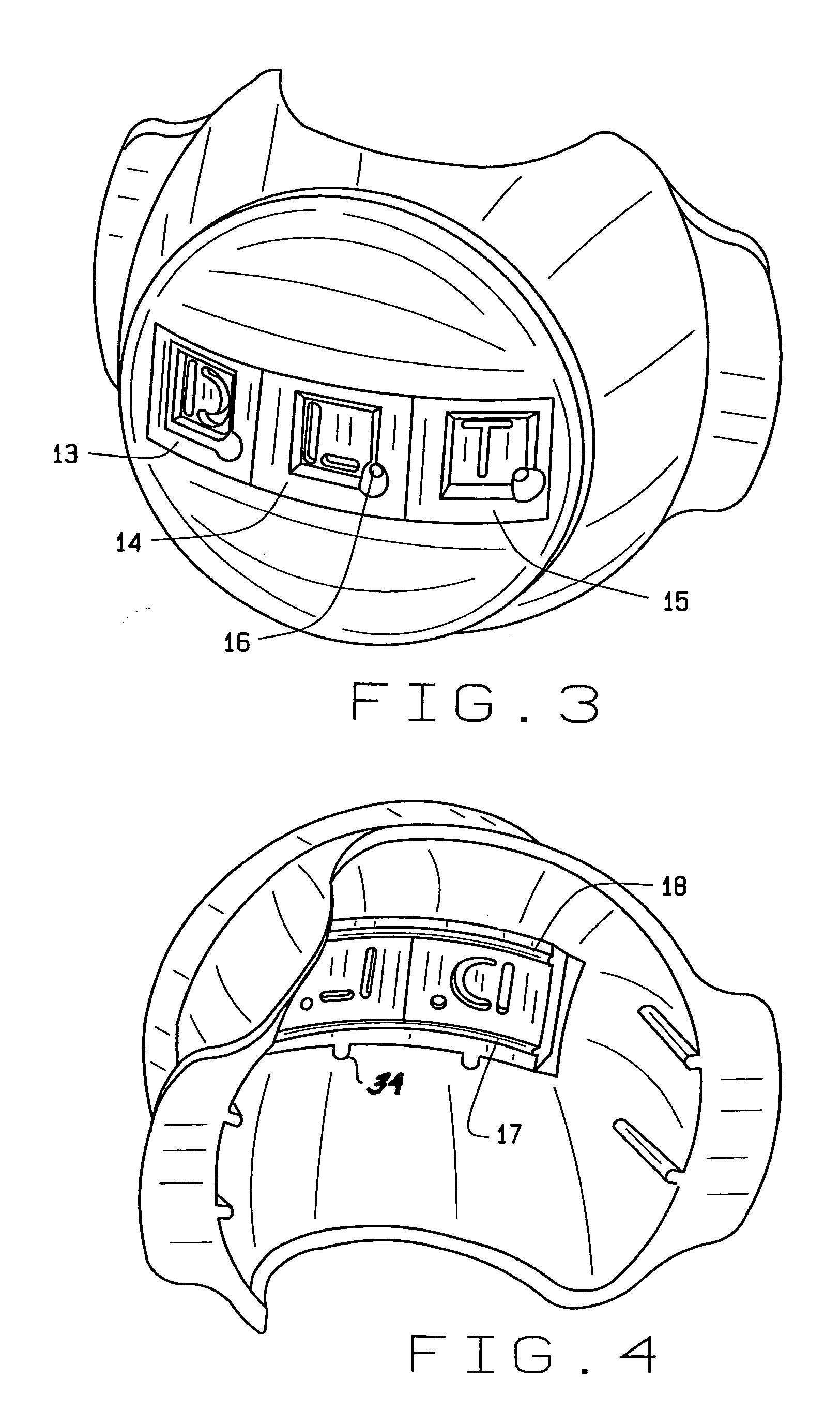 Golf ball initialing device