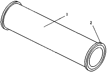 Co-curing preparation method of composite material/metal laminated-structure composite tube