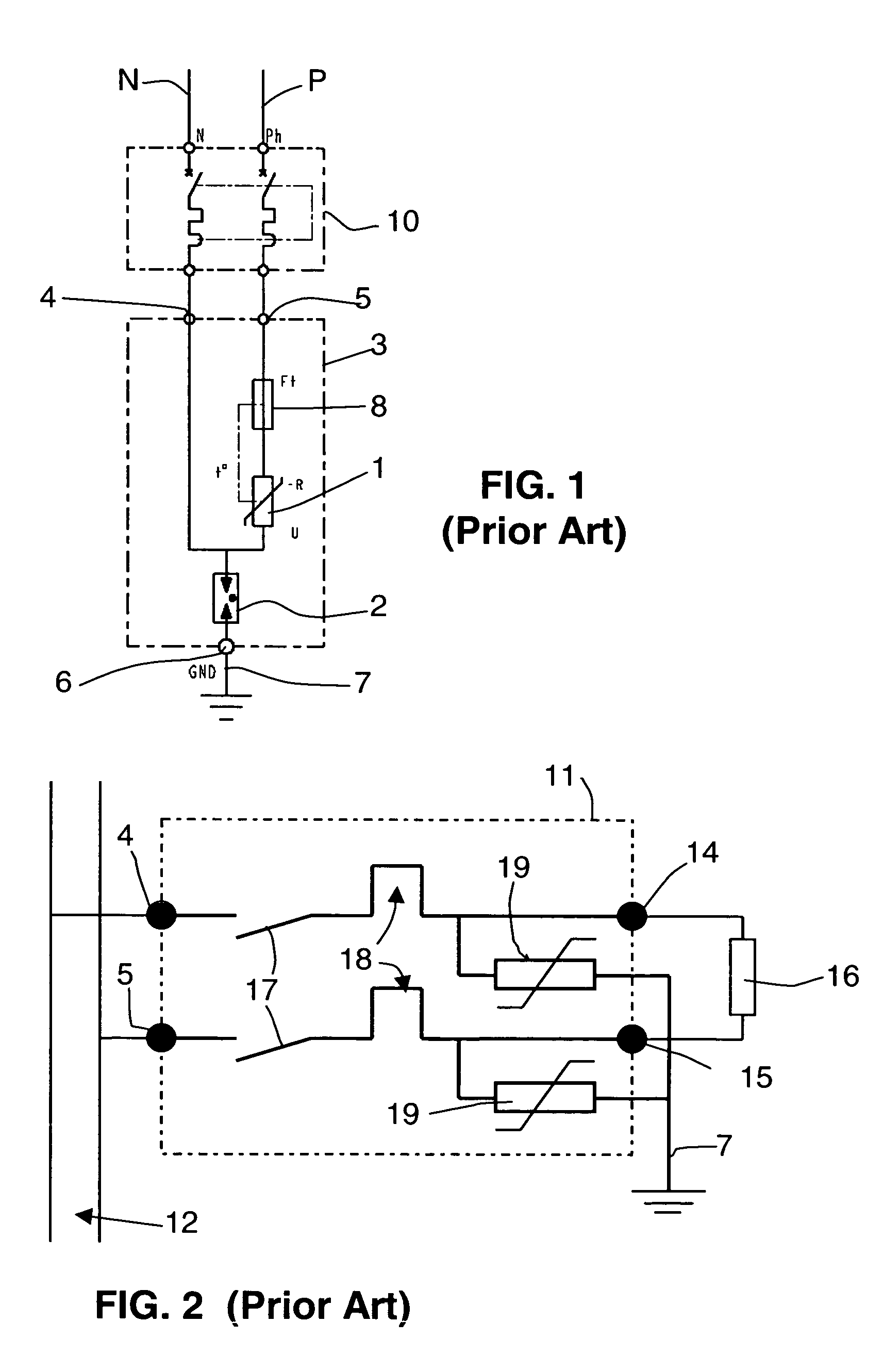 Voltage surge protection device