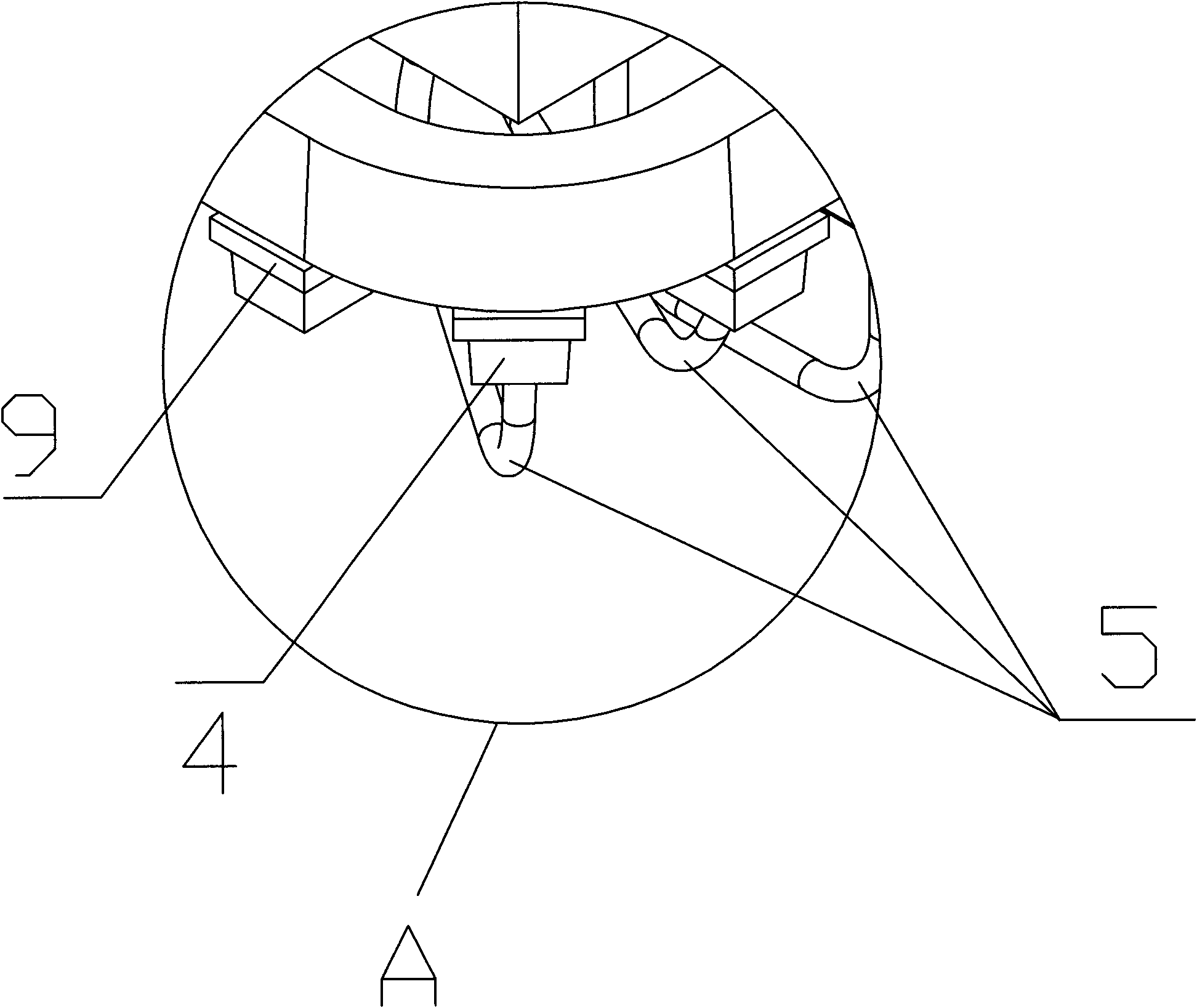 Gating system for stamping cylinder