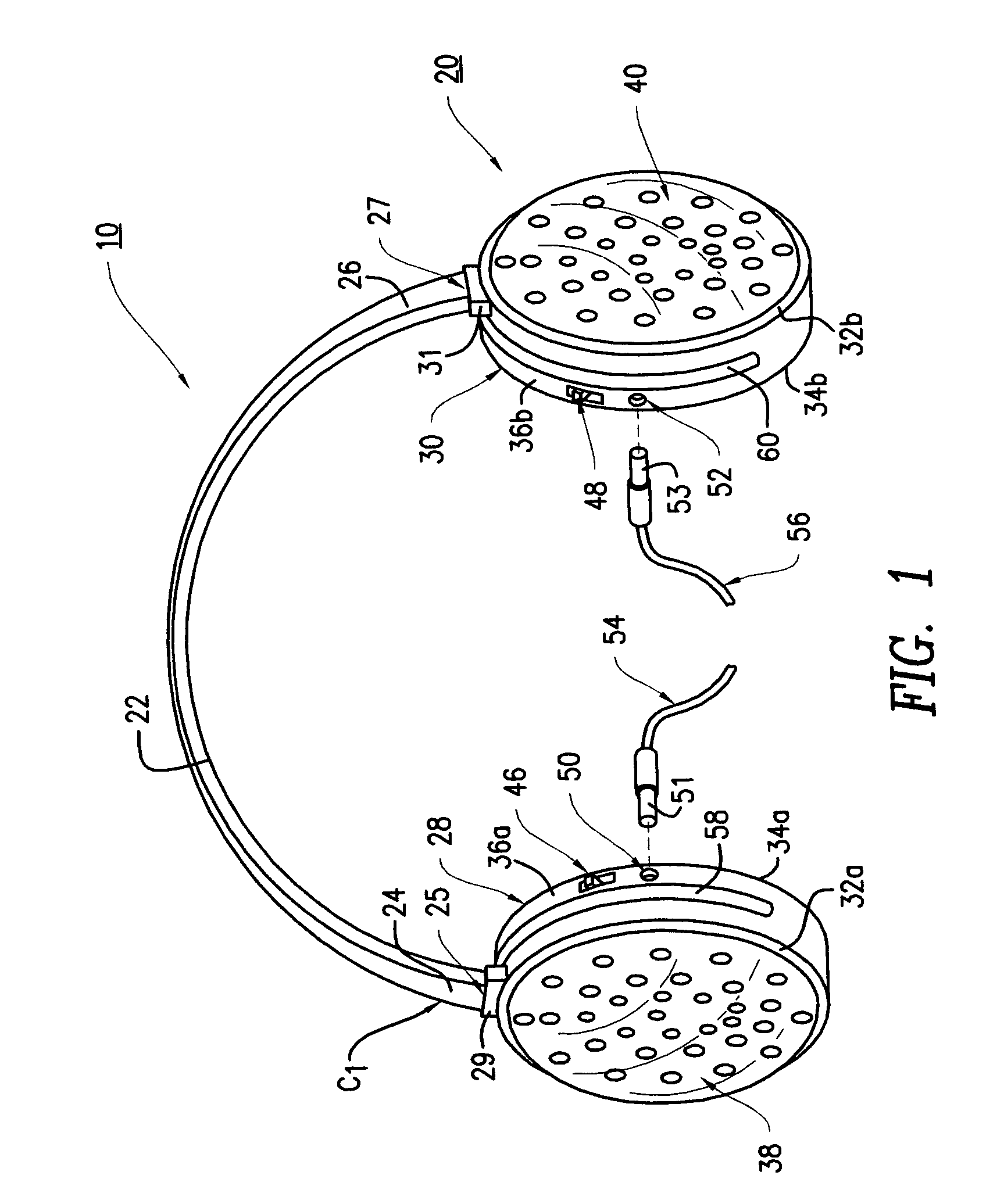 Combined headphone set and portable speaker assembly