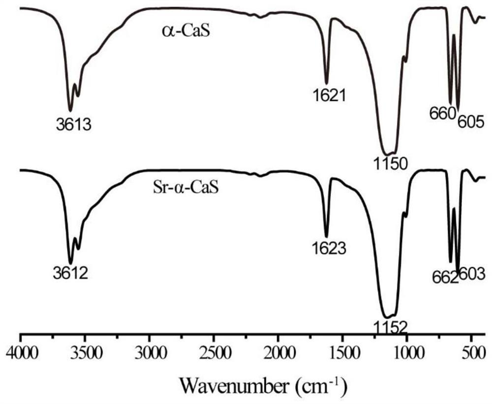 A kind of strontium α-calcium sulfate hemihydrate/nano silver/ginsenoside-loaded sodium alginate microsphere bone substitute material and preparation method thereof