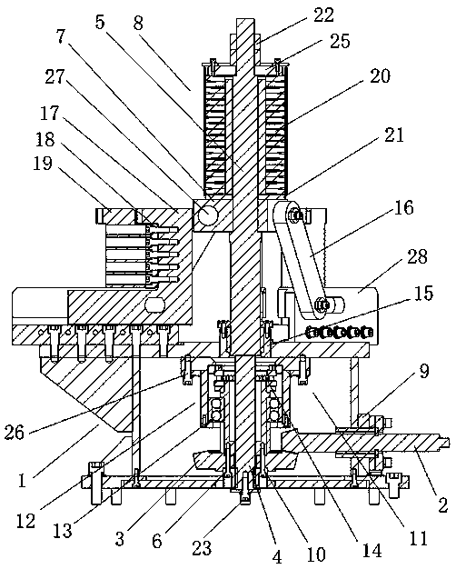 Three-claw inner support clamp assembly