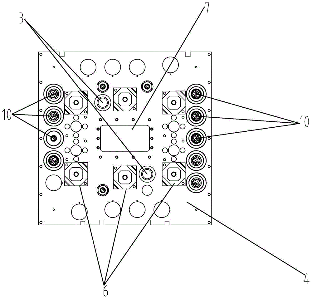 Electro-hydraulic combination type underwater control system butt joint device