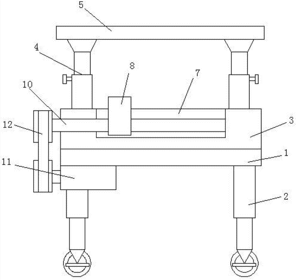 Grain tedding device and use method thereof