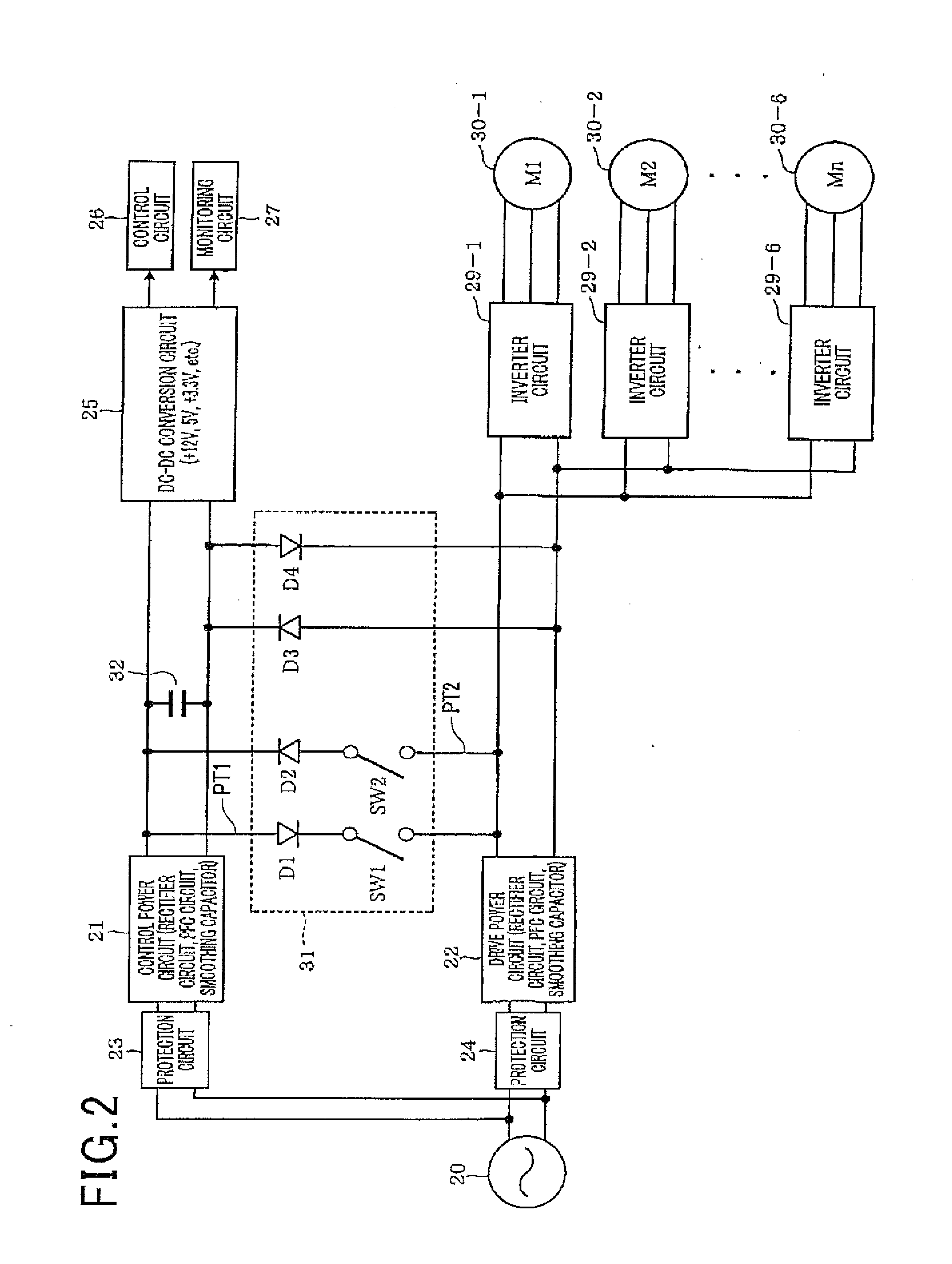 Control unit for robots