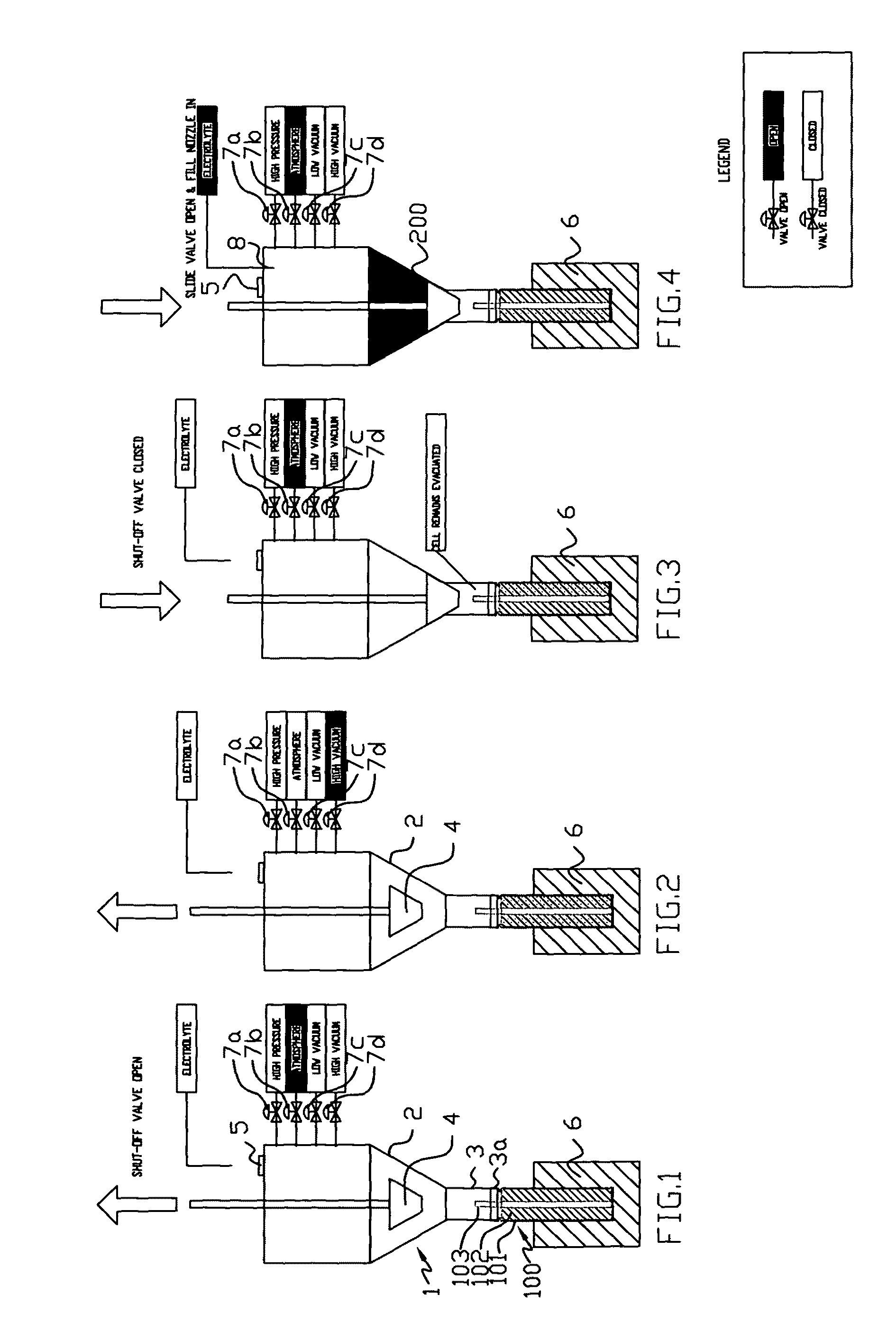 Method for filling electrolyte into battery cell and apparatus for carrying out the method