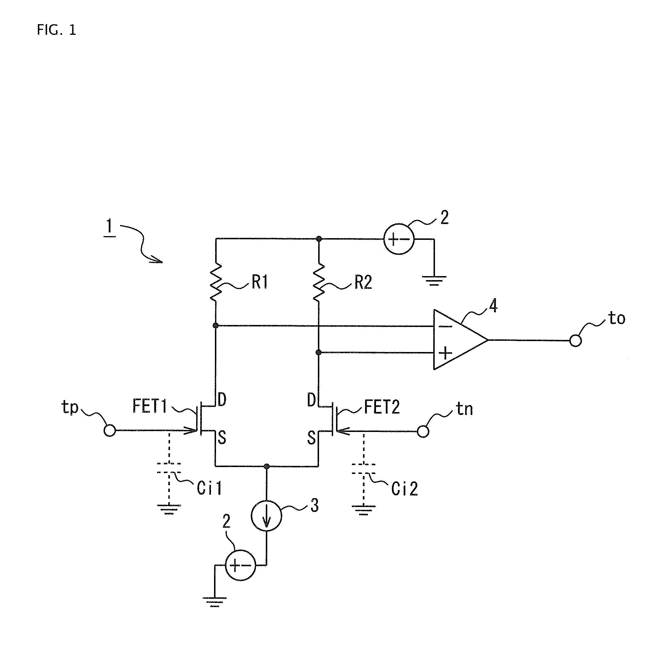 Electric charge detection circuit