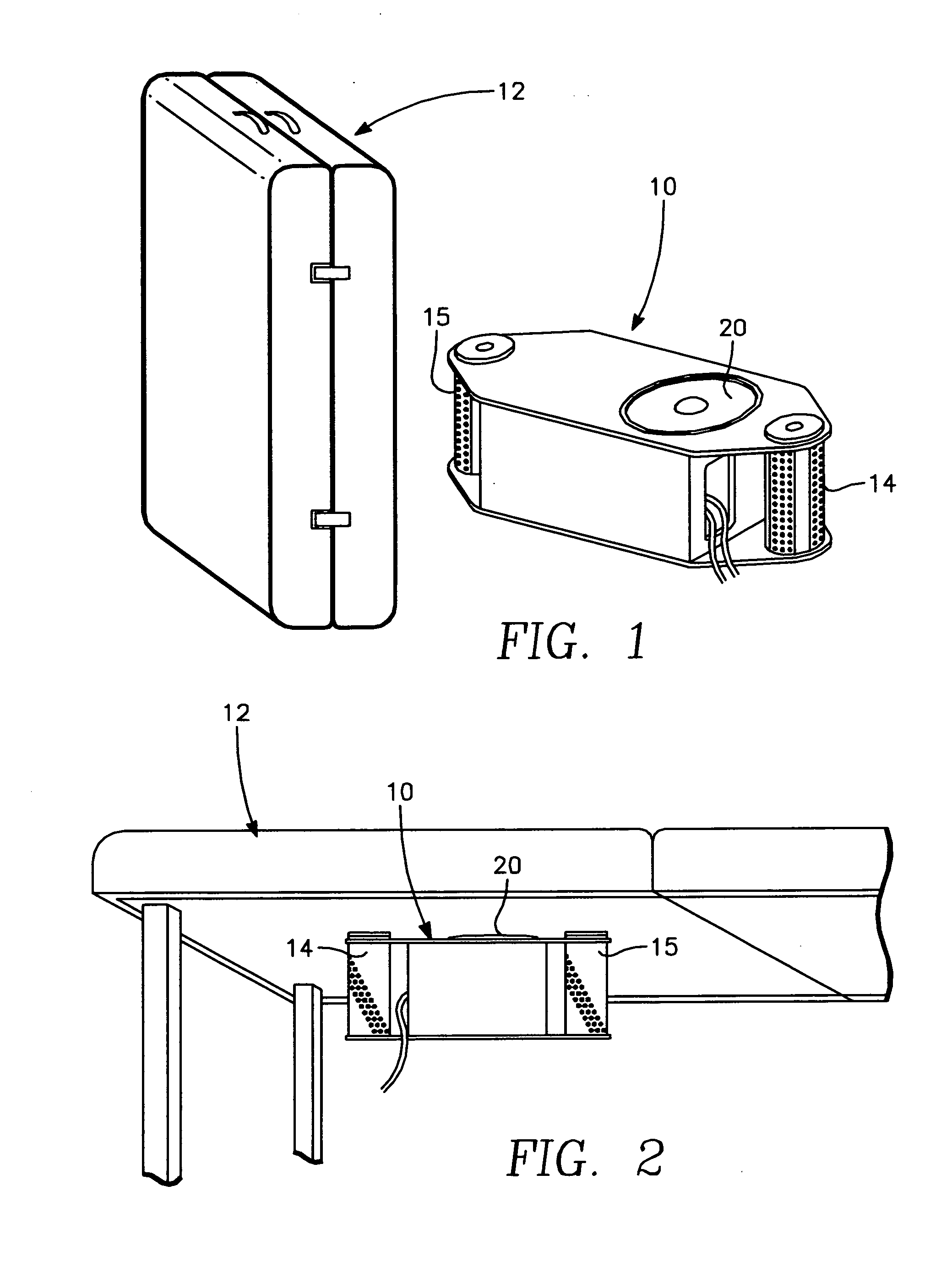 Massage speaker unit