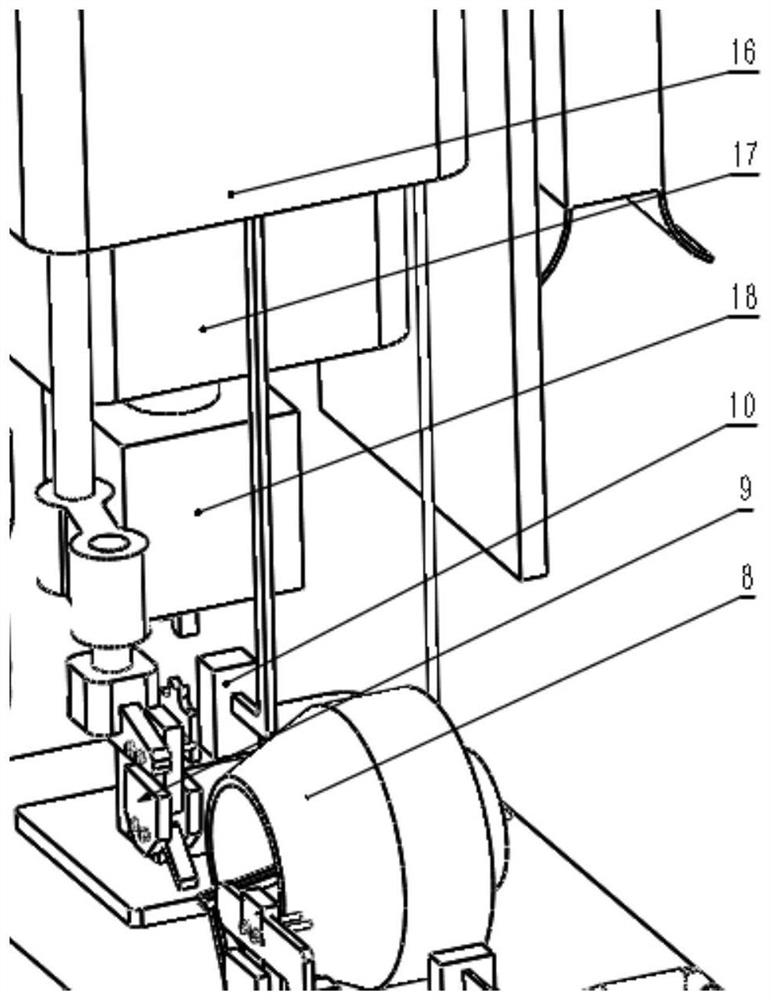 Three-in-one machine for cutting, stringing, plugging and end pressing