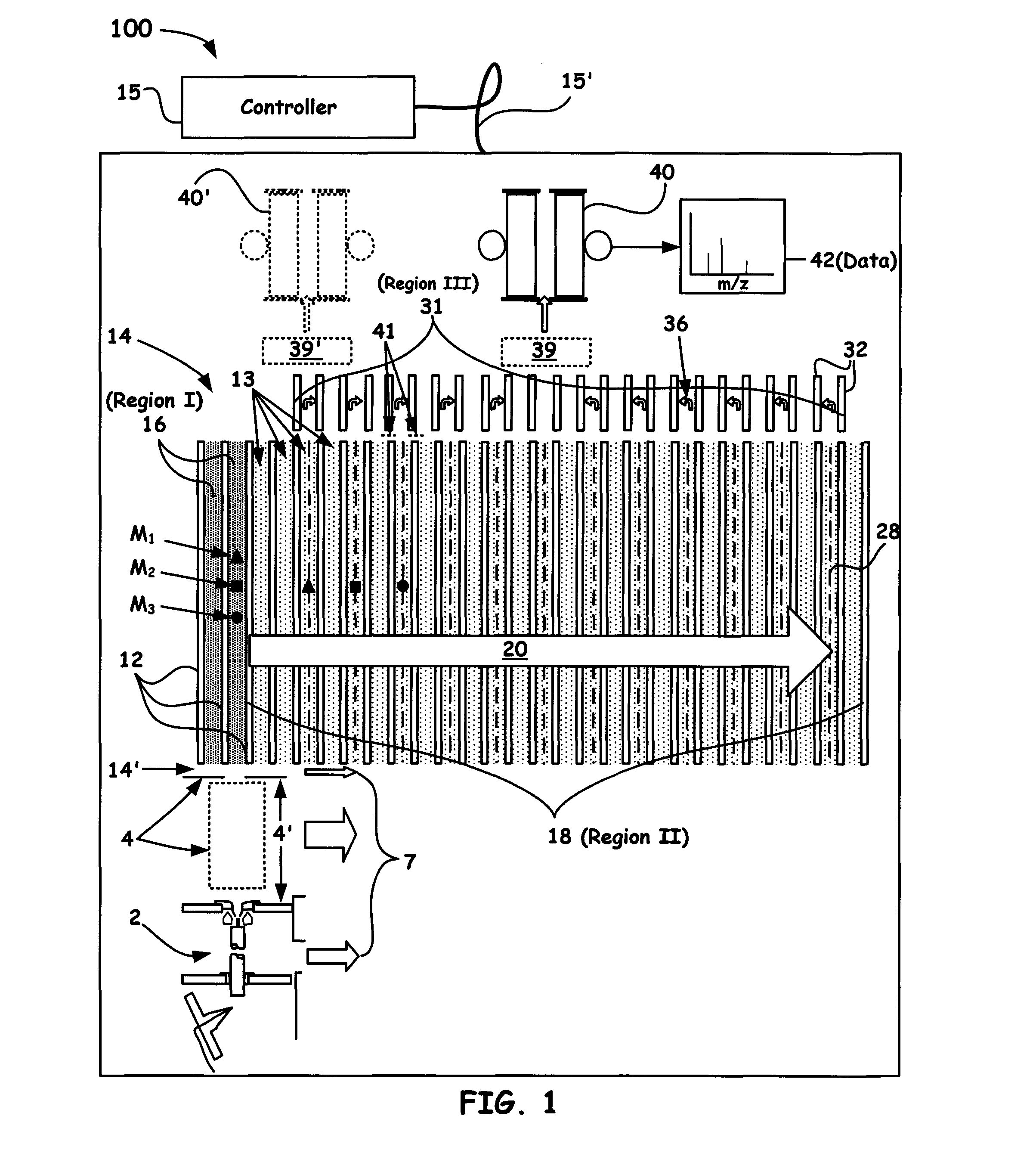 High duty cycle ion storage/ion mobility separation mass spectrometer