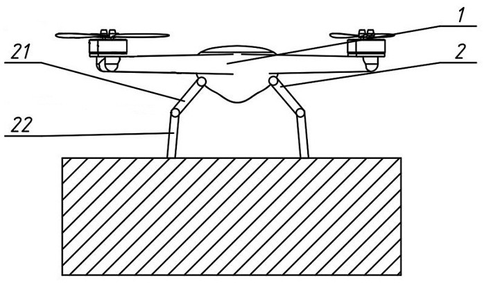 Unmanned aerial vehicle with modular flexible configuration inhabitation contacts