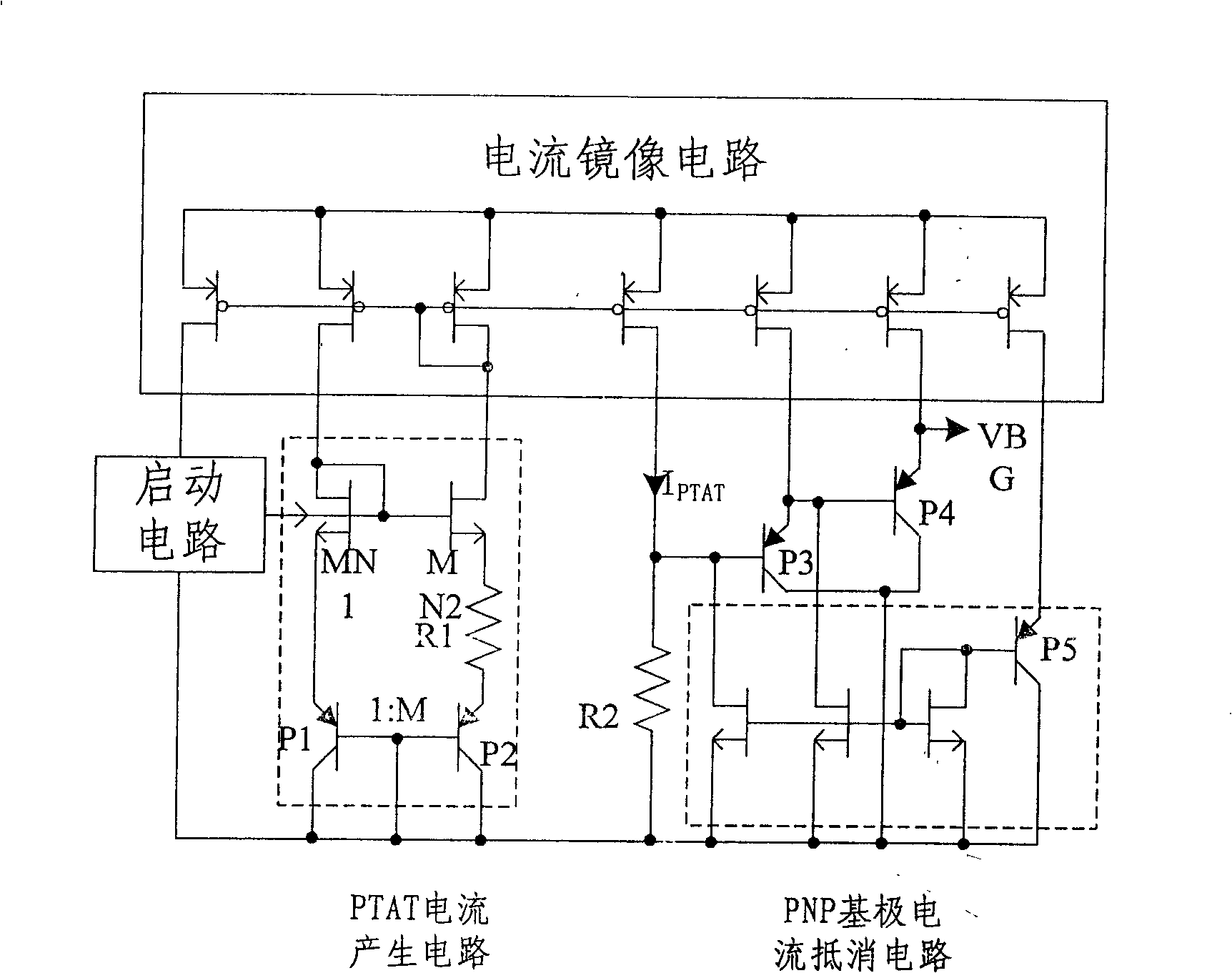 Reference voltage source for low temperature coefficient with gap