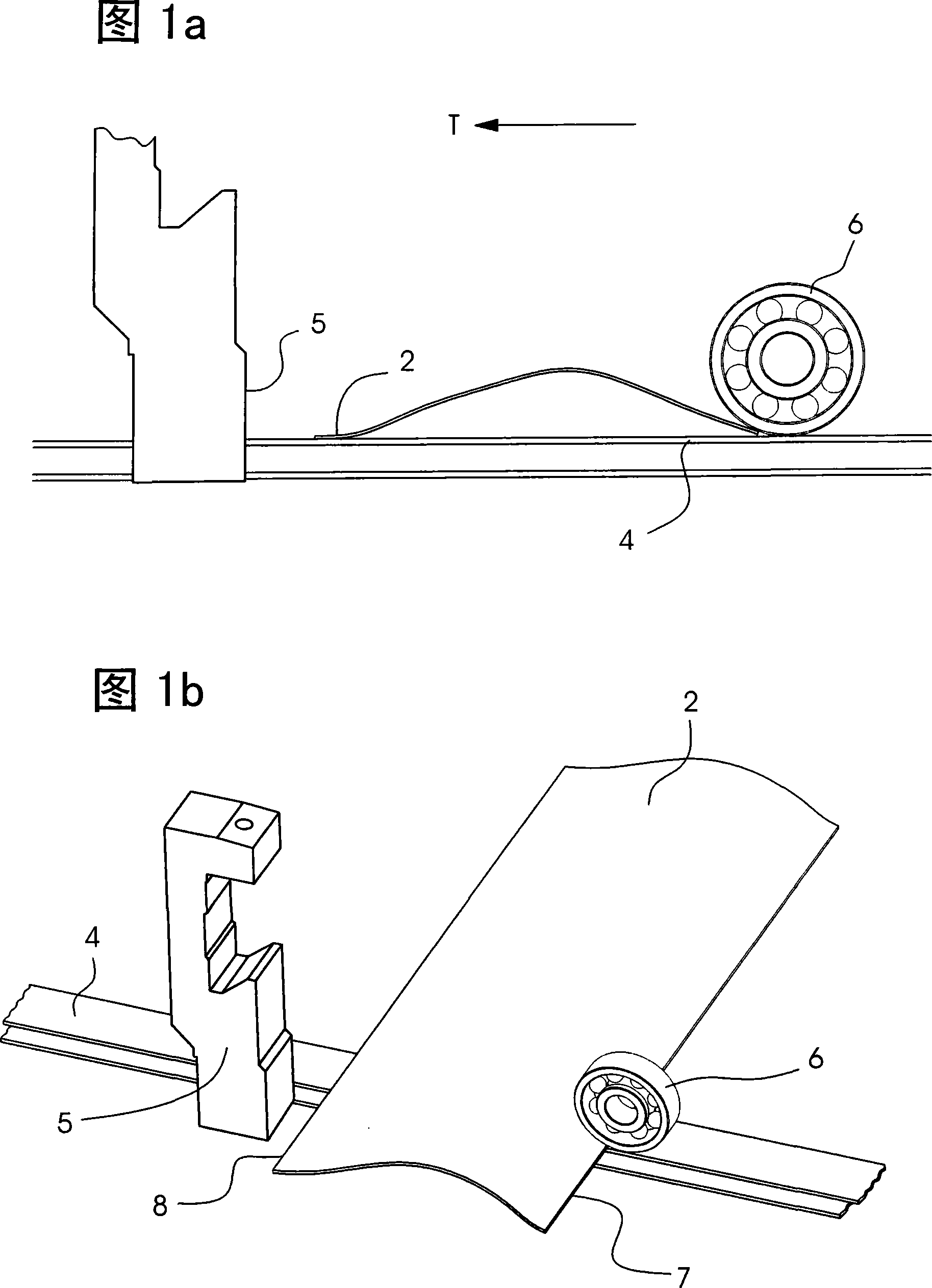 Device for positioning the trailing edge of sheets