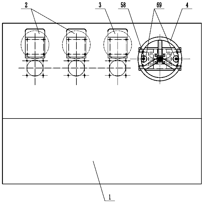 A gear hobbing device for an anti-vibration bracket