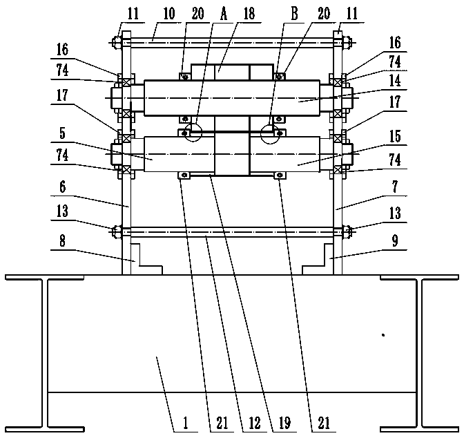 A gear hobbing device for an anti-vibration bracket