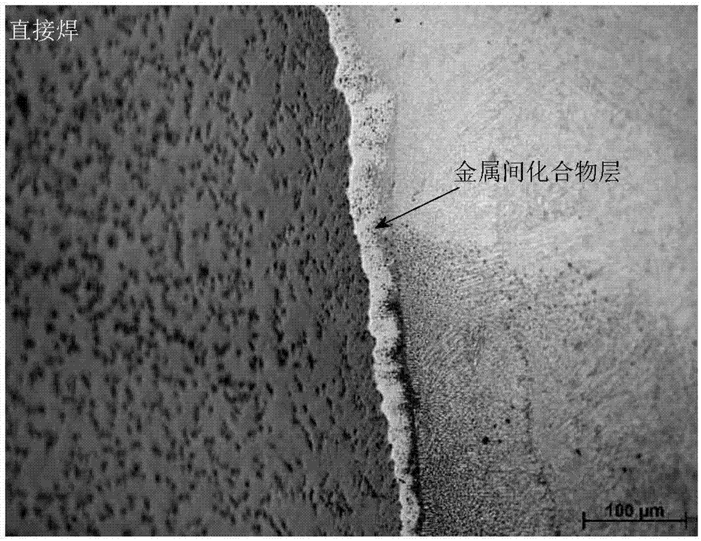 Method for improving strength of steel-niobium laser welding joint