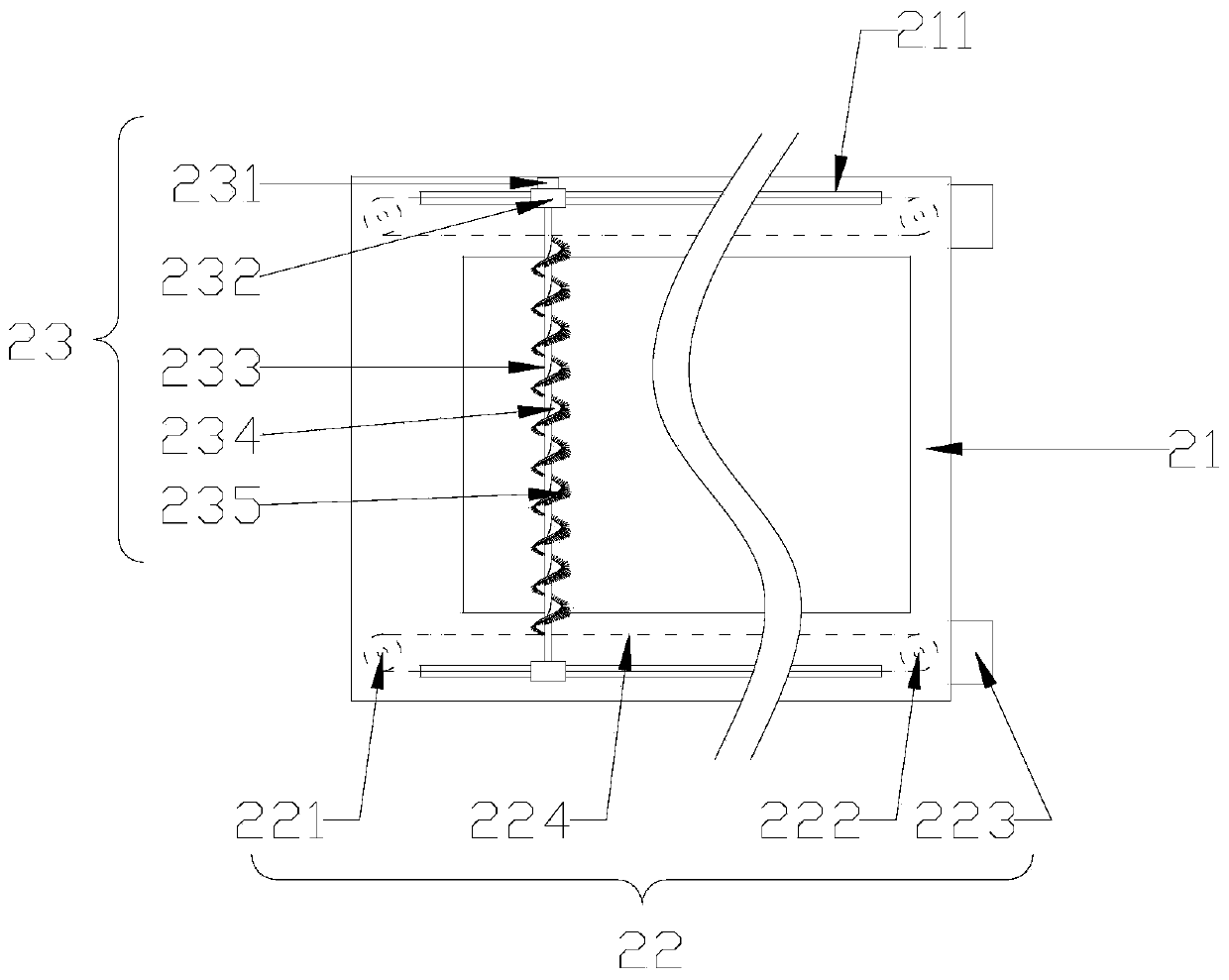 Snow cover fall preventiondevice for snow removing type photovoltaic roof