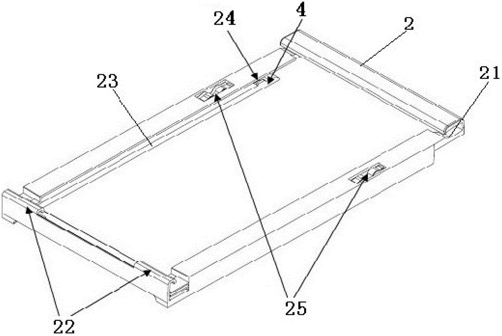 Suspended storage box for refrigerator