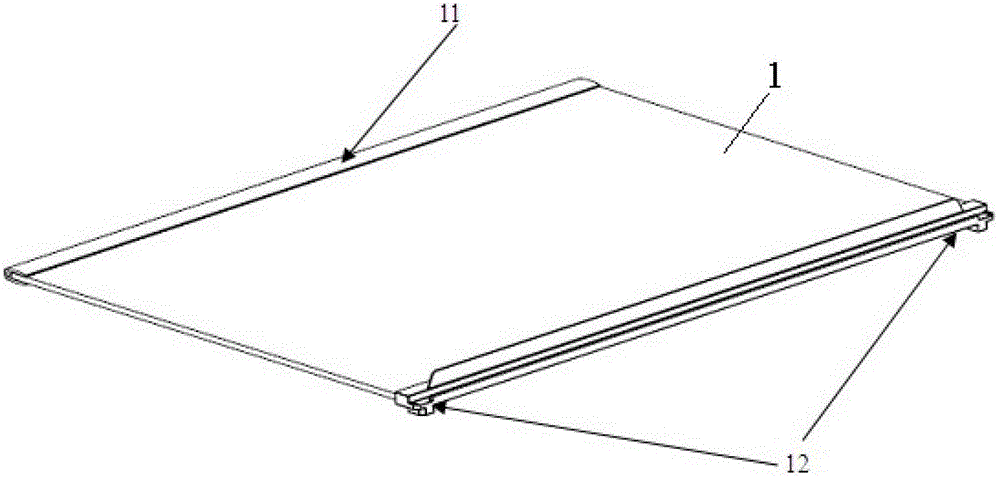 Suspended storage box for refrigerator