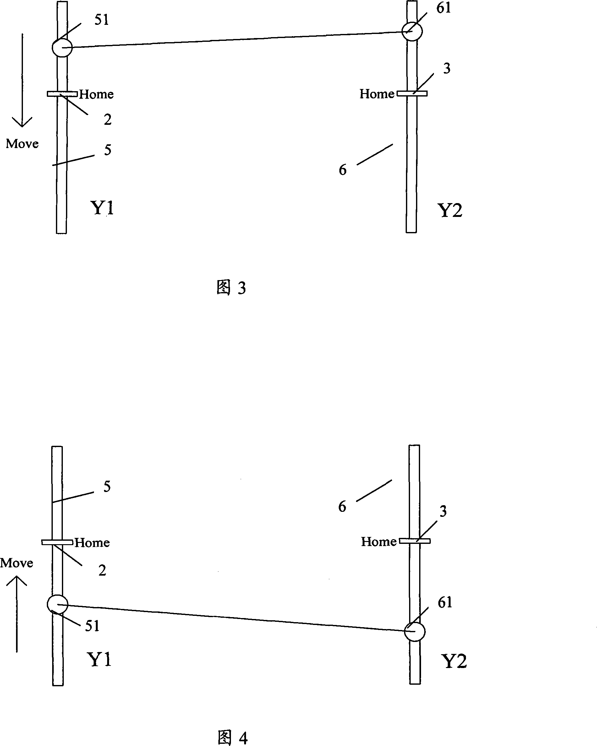 3 freedom degree high precision positioning movement device and positioning method