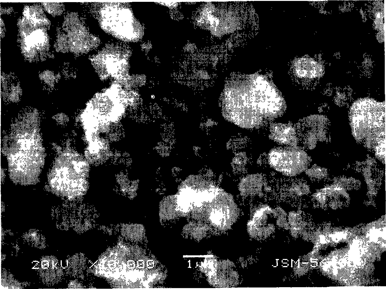 Positive pole active substance containing lithium iron phosphate, preparation, positive pole and battery thereof