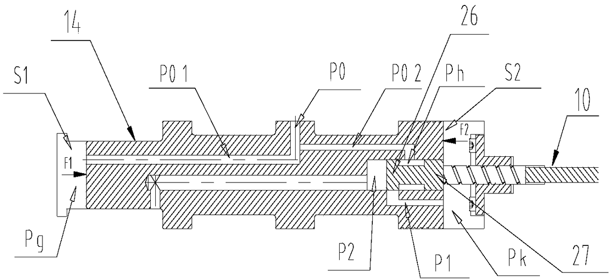 Indirect control type digital servo valve