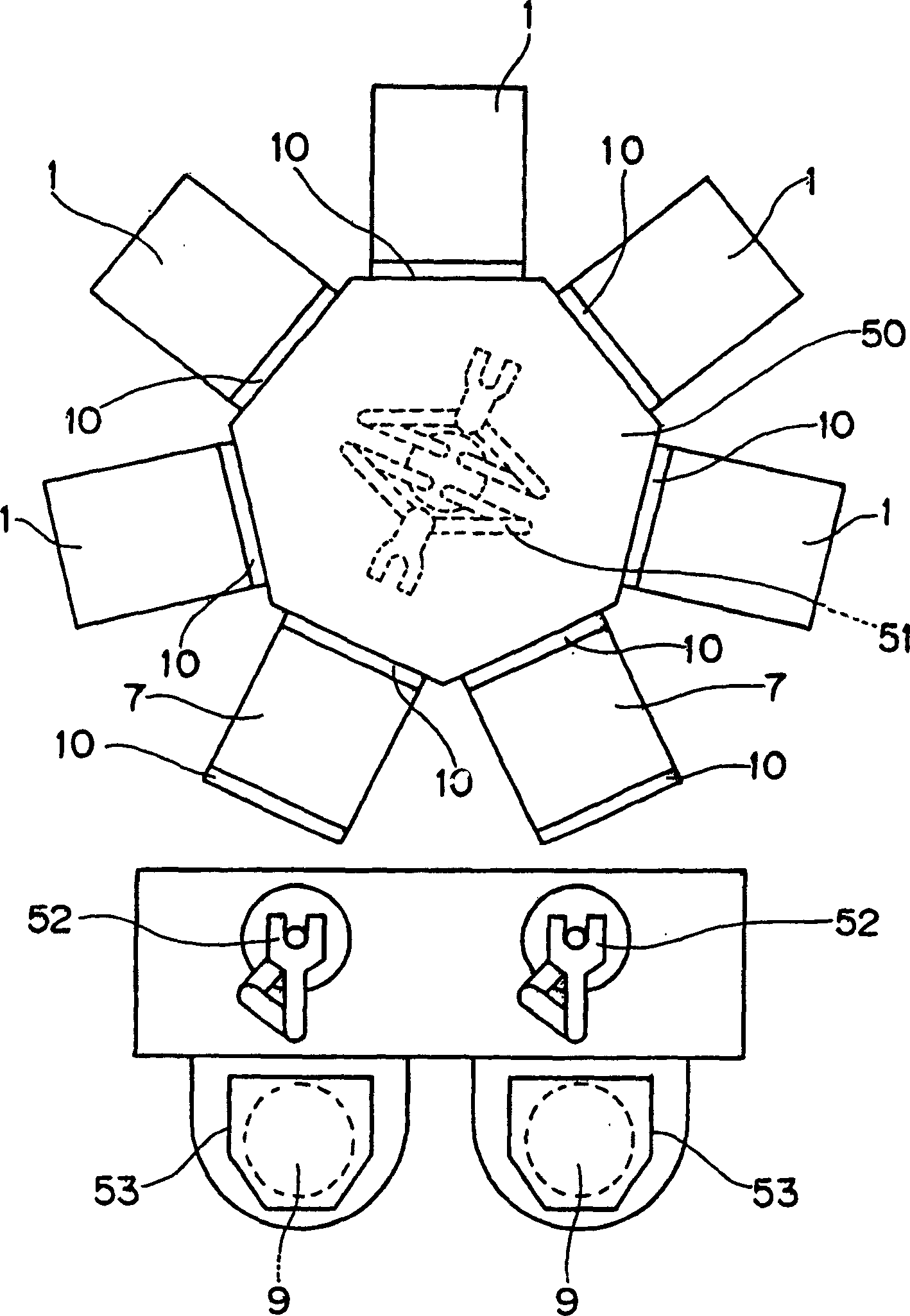 Insulative film etching device