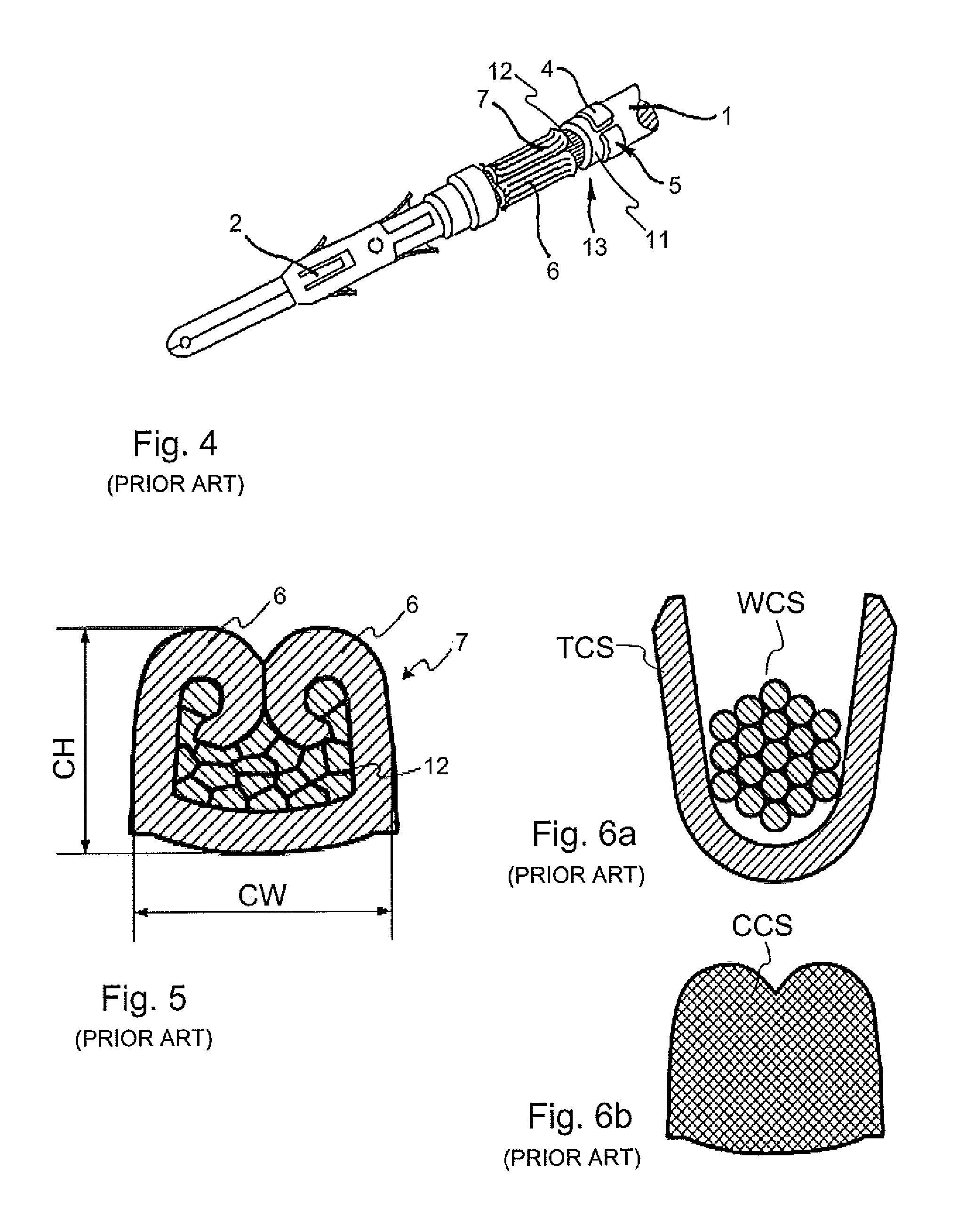 Method for determining the quality of a crimped connection between a conductor and a contact