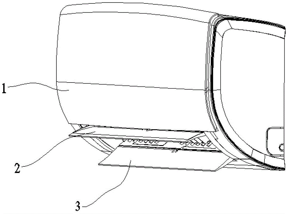 Wall-mounting air conditioner indoor unit, wall-mounting air conditioner, and air blowing control method