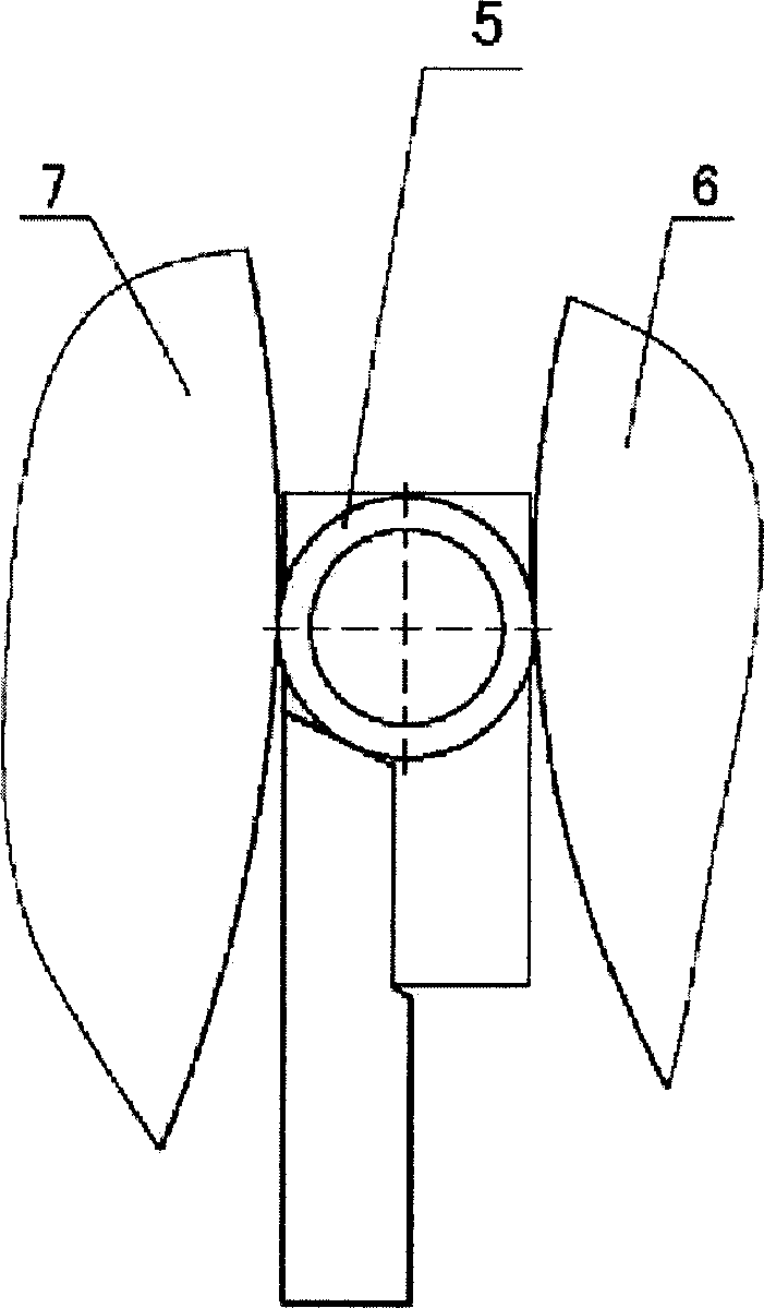 Processing method of ring kind part circumcircle and its device