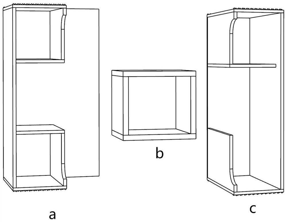 Width adjusting cabinet with full back plate