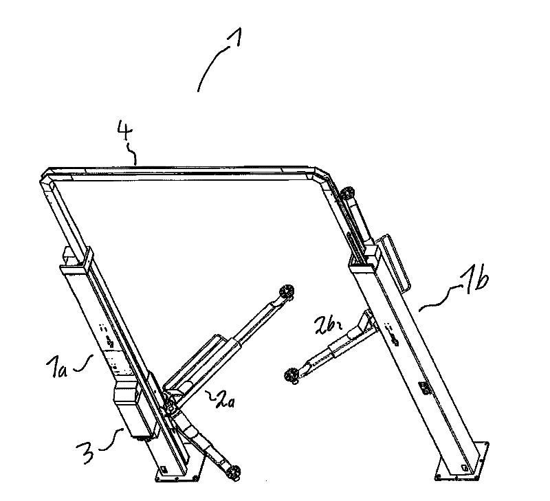 Car lift for motor vehicles