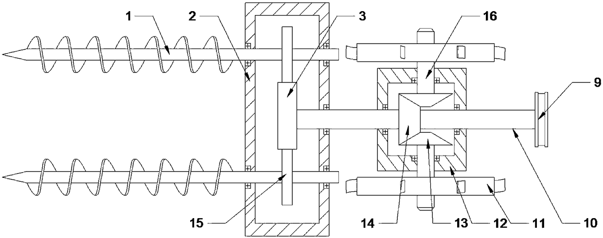 Soil turning mechanism for hard soil