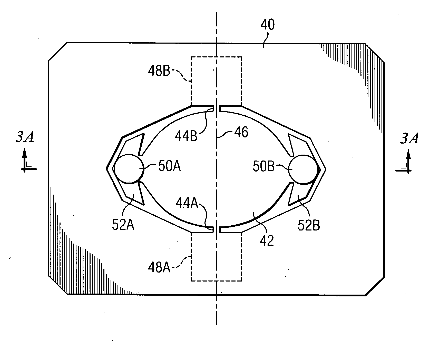 Multilayered oscillating device with spine support