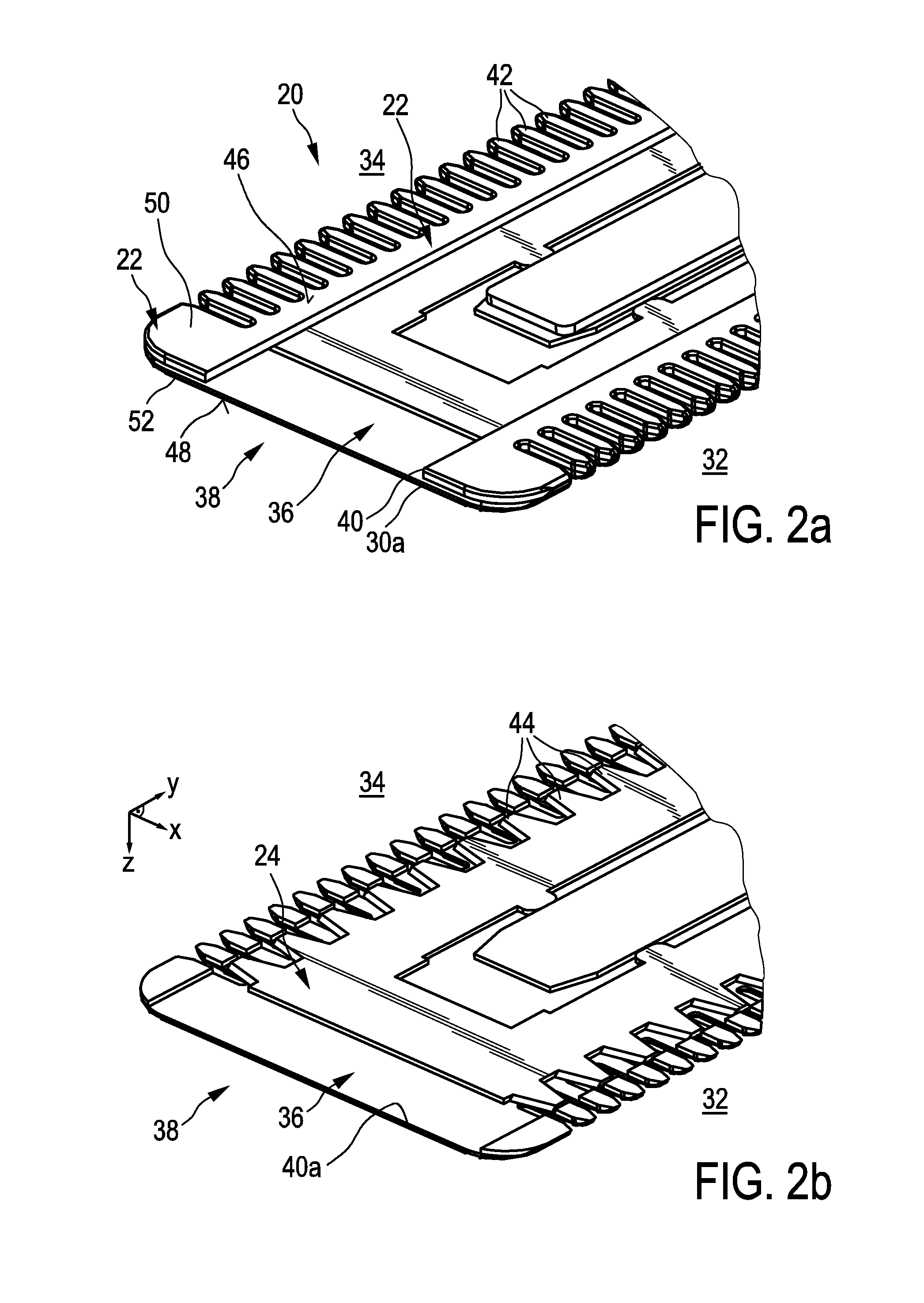 Hair cutting appliance and blade set