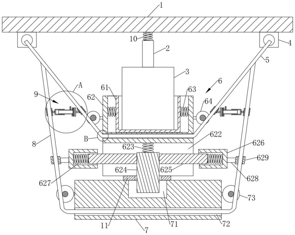 A wire rope anti-seismic support system for suspension equipment