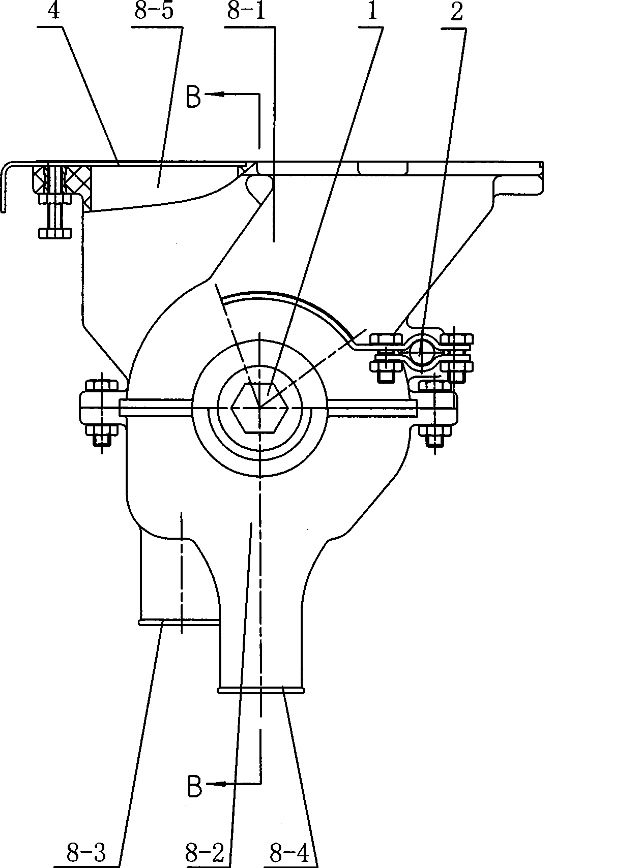 Seeding and fertilizer apparatus of non-ploughing sowing machine