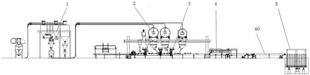 Automatic production line for plate