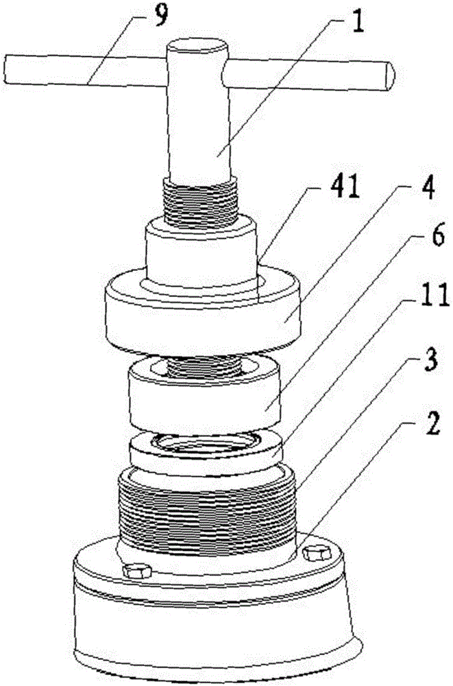 Crank arm box seal ring assembly clamp