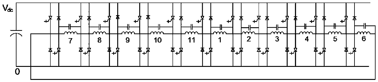 Commutation driving circuit of ring winding permanent magnet brushless DC motor